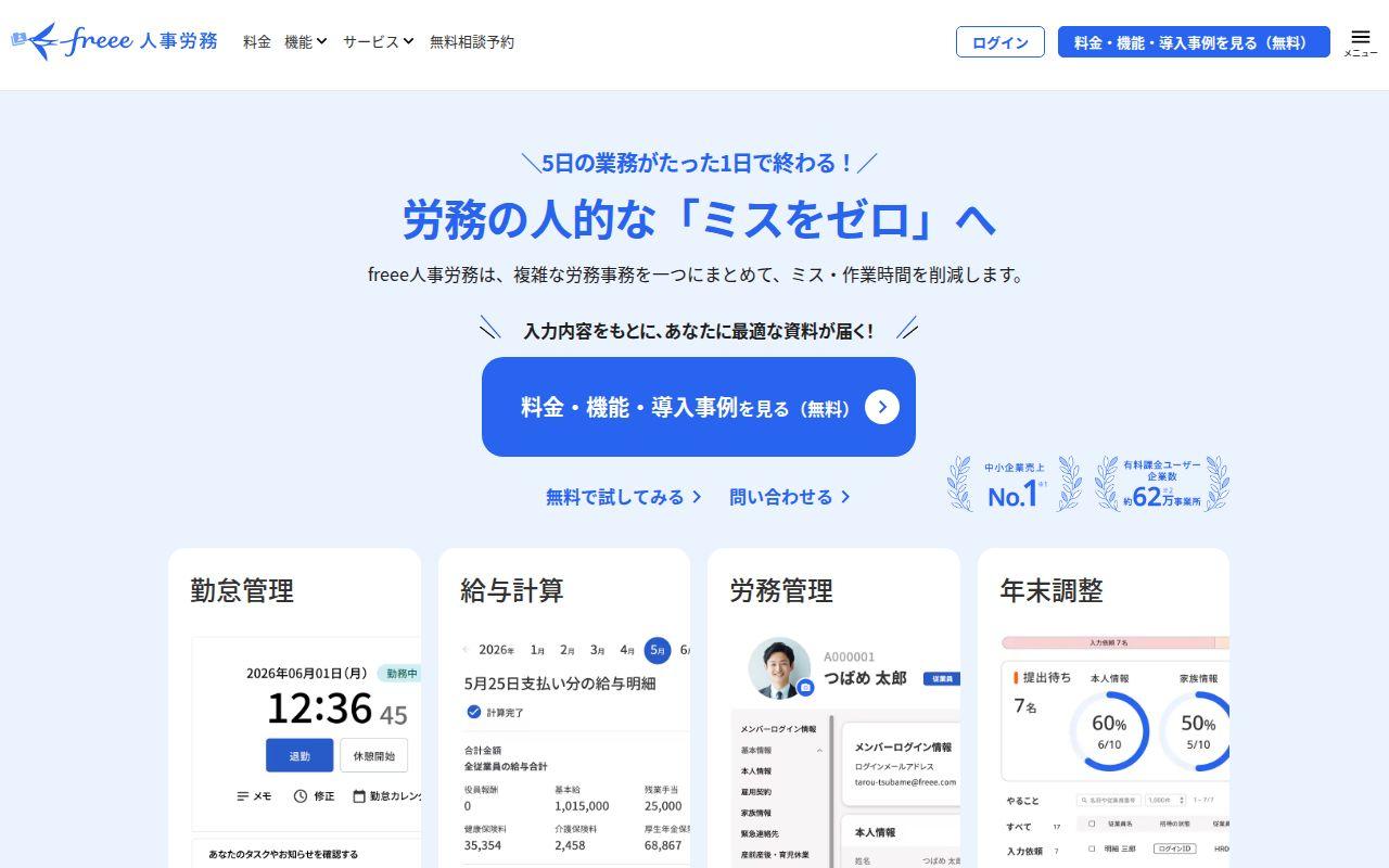 freee人事労務